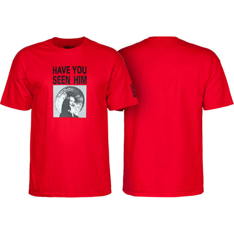 Powell Peralta Animal Chin T-Shirt Red