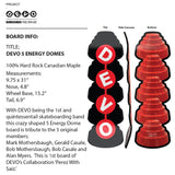 PREORDER NOW! Devo Energy Dome Skate Deck