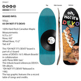 PREORDER NOW! Oh No! It's Devo Skate Deck
