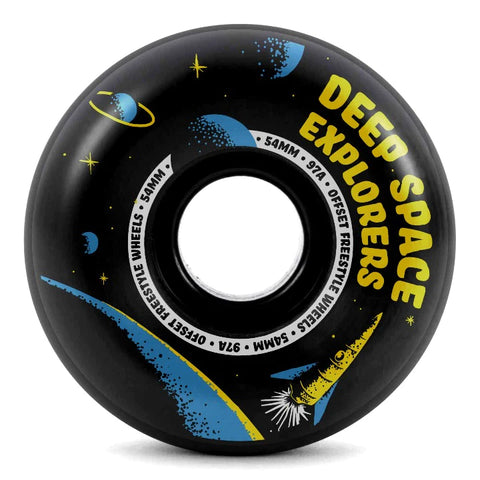 WALTZ SKATEBOARDS Deep Space Freestyle Skateboard Wheels 54MM 97A