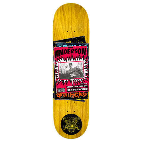 ANTIHERO THRASHER  9.0 INCH WIDE SKATEBOAD DECK