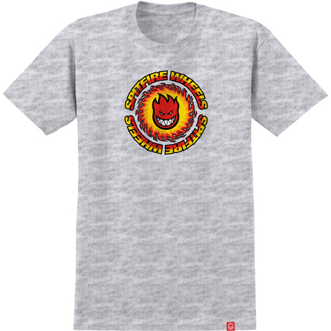 SPITFIRE CLOTHING YOUTH TEE OG FIREBALL ASH MEDIUM