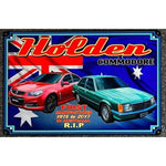 RETRO TIN SIGN HOLDEN COMMODORE