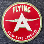 RETRO TIN SIGN FLYING A