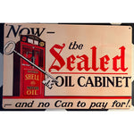 RETRO TIN SIGN SHELL OIL CABINET