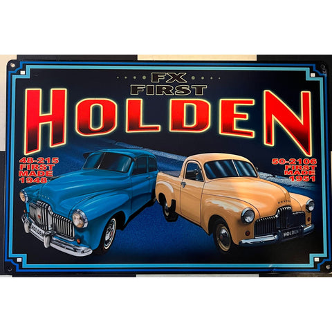 RETRO TIN SIGN HOLDEN 1ST FX