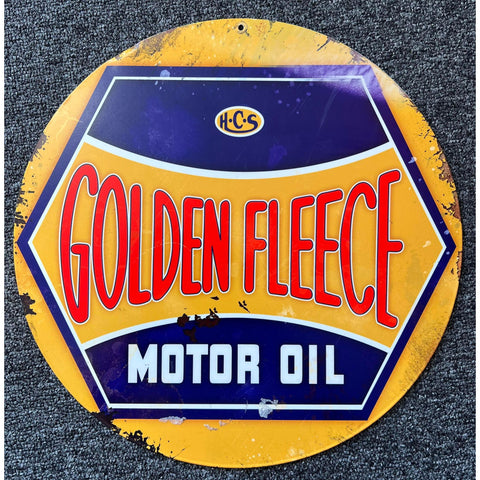 RETRO TIN SIGN GOLDEN FLEECE