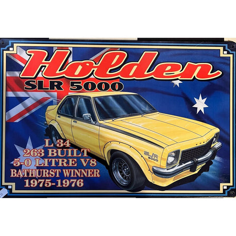 RETRO TIN SIGN HOLDEN SLR 5000 TORANA