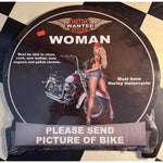 RETRO TIN SIGN PLEASE SEND PICTURE OF BIKE