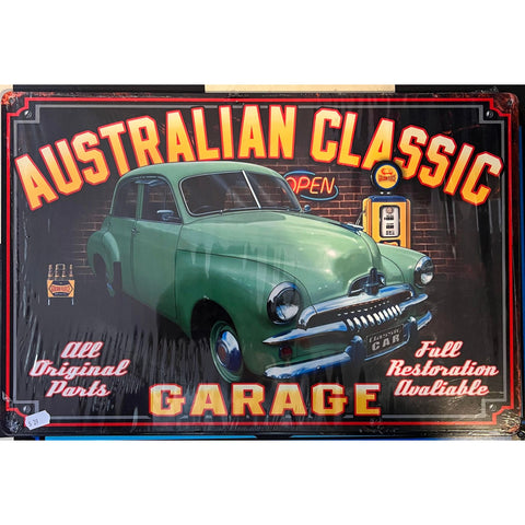 RETRO TIN SIGN HOLDEN