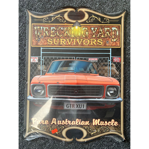 RETRO TIN SIGN GTR XU1