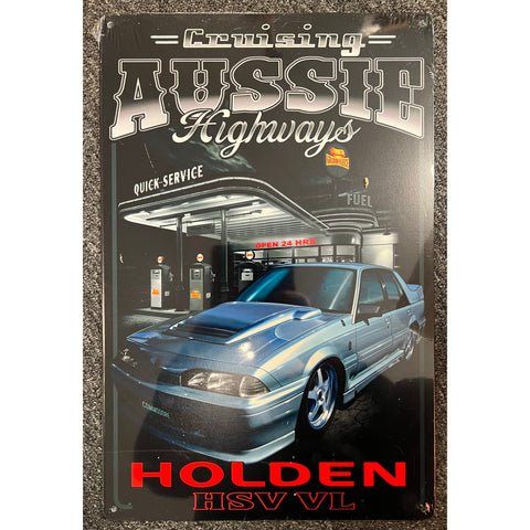 TIN SIGN HOLDEN SV VL