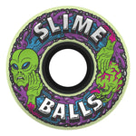 60mm Alien OG Slime Glow In The Dark 78a Slime Balls Skateboard Wheels