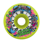 60mm Claus Grabke Exploding Clock Neon Green 95a Slime Balls Skateboard Wheels