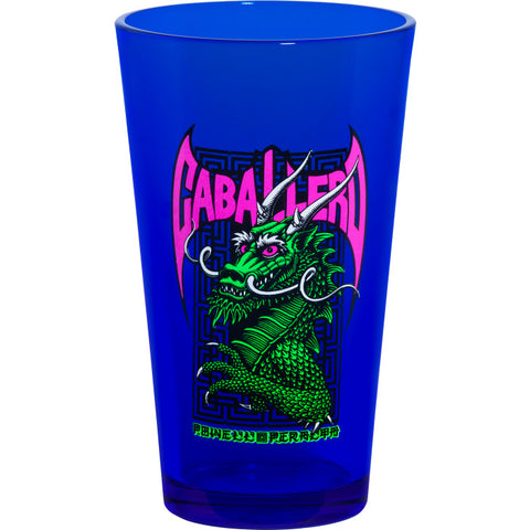 Powell Peralta Pint Glass Cab Street Dragon Blacklight