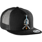 Powell Peralta Skull And Sword Trucker Cap - Black