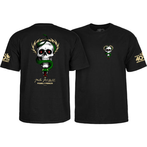 Powell Peralta McGill Skull & Snake 40th Anniversary T-Shirt Black