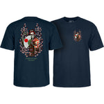 Powell Peralta Sakura Yosozumi Samurai T-Shirt NAVY