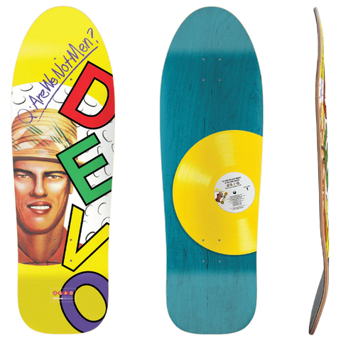 PREORDER NOW! Devo Are We Not Men? Skate Deck