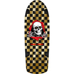 Powell Peralta PRE ORDER ARRIVING 30TH DEC OG Ripper Checker Reissue Skateboard Deck Gold Foil - 10 x 30