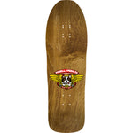 Powell Peralta Frankie Hill Bull Dog Reissue Skateboard Deck Brown Stain - 10 x 31.5