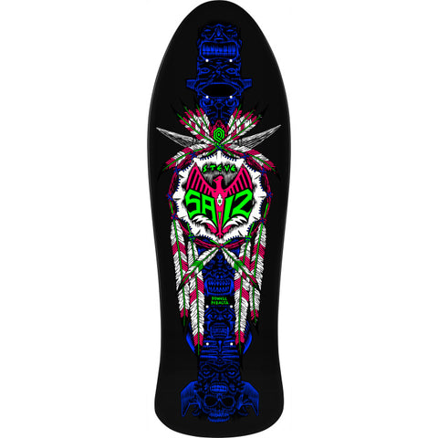 Powell Peralta PRE ORDER ARRIVING 30TH DEC Steve Saiz Totem Reissue Skateboard Deck Blacklight