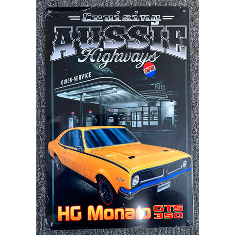 TIN SIGN HG MONARO