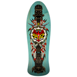 Powell Peralta Steve Saiz Totem Teal Stain Skateboard Deck - 10 x 30.81