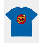 SANTA CRUZ YOUTH SIZE 8 BLUE T SHIRT