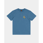 SANTA CRUZ YOUTH SIZE 14 VINTAGE BLUE MELTING HAND T SHIRT