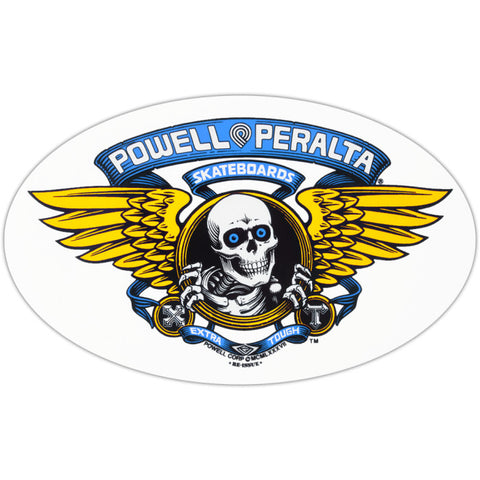 Powell Peralta Winged Ripper OG Sticker - BLUE