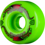 Powell Peralta Dragon Formula Skateboard Wheels 54mm x 32mm 93A 4pk Green