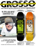 Antihero Grosso Skate Shop Day 2025 Deck 9.25 Yellow Stained