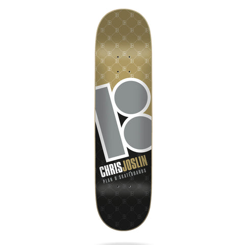 Plan B Joslin skateboard Deck 8.375 wide