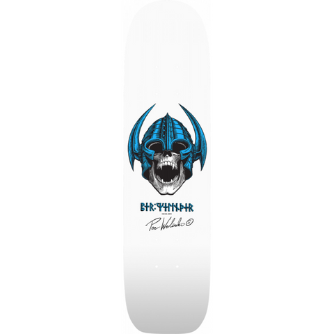 Powell Peralta Per Welinder Nordic Skull Freestyle Skateboard Deck White