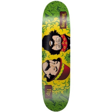 FLIP SKATEBOARDS CHEECH AND CHONG TOM PENNY 8.25 INCH WIDE DECK