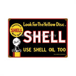 TIN SIGN SHELL OIL