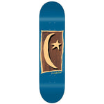 FOUNDATION SKATEBOARDS STAR AND MOON BLUE 7.875 INCH WIDE DECK