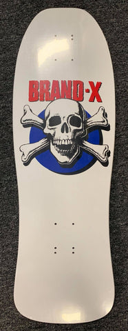 BRANDXTOXIC Knucklehead White Skateboard
