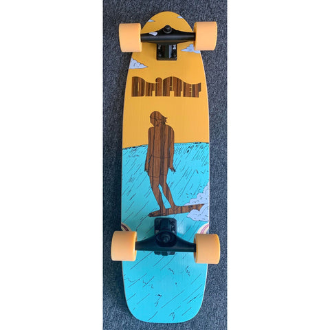 Drifter The Pumping 34″ – Orange SURF SKATE