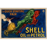 TIN SIGN SHELL OIL AND PETROL