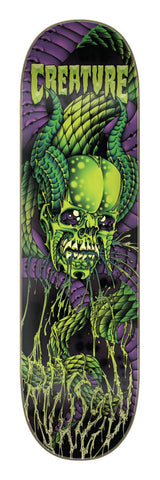 Creature Skateboard Deck 8.6in x 32.11in Russell Serpent Skull