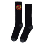 SANTA CRUZ MENS SOCKS BLACK SIZE 6-12 PACK OF 3 PAIR