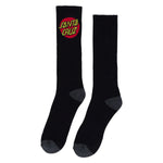 SANTA CRUZ MENS SOCKS BLACK SIZE 7-11 PACK OF 3 PAIR