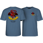 Powell Peralta Steve Caballero Dragon II T-shirt - Indigo Blue