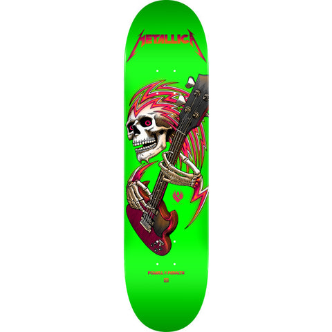 Powell Peralta Flight® Metallica Collab Skateboard Deck Lime Green - 9 x 32.95