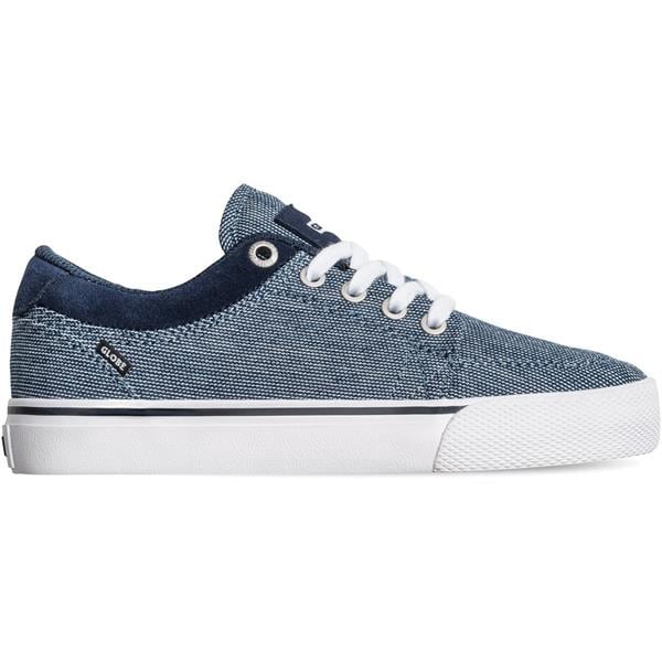 GLOBE KIDS SHOES NAVY CHAMBRAY / WHITE – Aikenheads Skateboards Maple Road