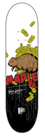 MAPLE ROAD SKATEBOARDS KEVIN HARRIS BEAVER SERIES AVAILABLE 7.75 TO 8.75 INCH WIDE