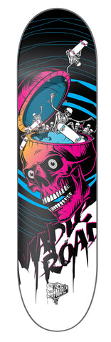 MAPLE ROAD PURPLE SKULL SKATEBOARD DECK AVAILABLE 7.75 INCH TO 8.75 INCH WIDE