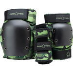 PROTEC  STREET GEAR 3 PACK - YOUTH CAMO KNEES / ELBOWS / WRISTS